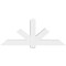 Ekena Millwork Kennewick Architectural Grade PVC Gable Bracket, 72"W x 30"H x 6"D x 6"F, 10/12 Pitch GBP072X30X0606KEN00 - alternate 5